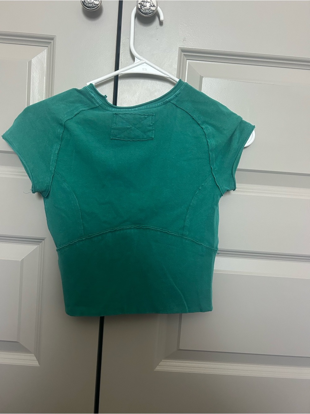 We the Free Protagonist Baby Tee Teal - Picture 3 of 3